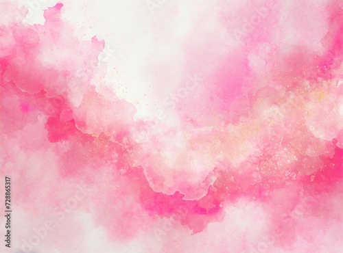 Pink watercolor abstract background. Copy space. © D'Arcangelo Stock