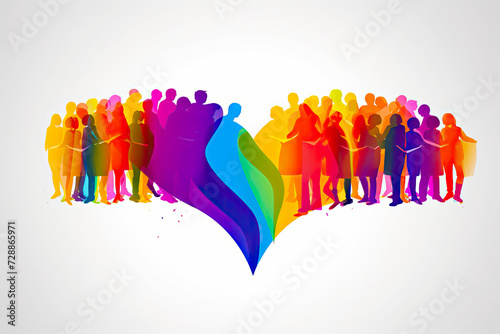 Lgtbi concept illustration