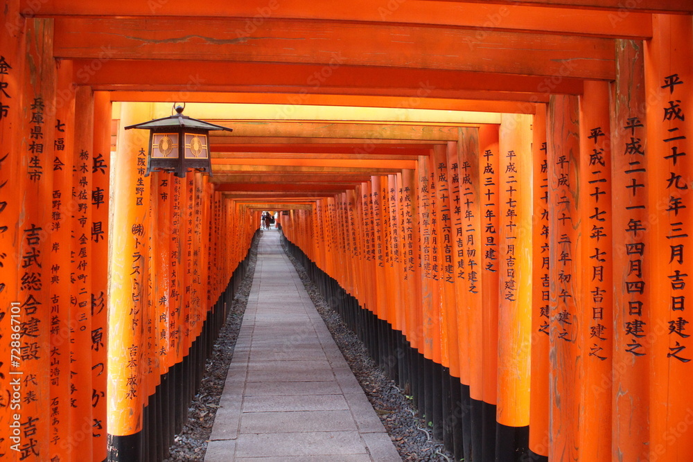 Die 1000 Tore in Kyoto - Thousand Torii Gates Die 1000 Tore in Kyoto - Thousand Torii Gates