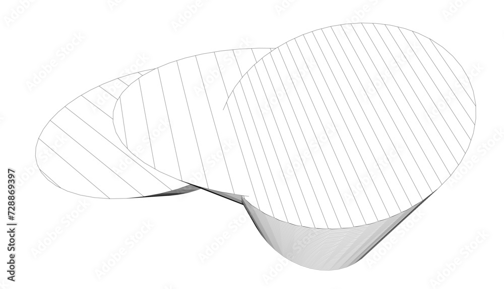 Architectural drawing. Futuristic 3d background Architectural drawing. Futuristic 3d background