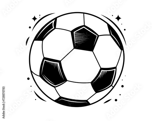 soccer ball illustration   decoration layer