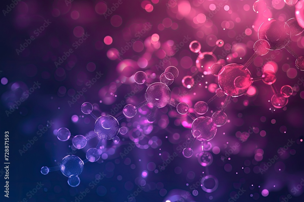 Vector illustration of abstract molecule and atom design used as background for banner or flyer Vector illustration of abstract molecule and atom design used as background for banner or flyer