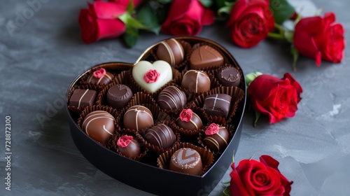 Valentines Chocolate Present