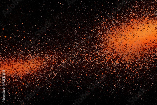 abstract orange background with bubbles