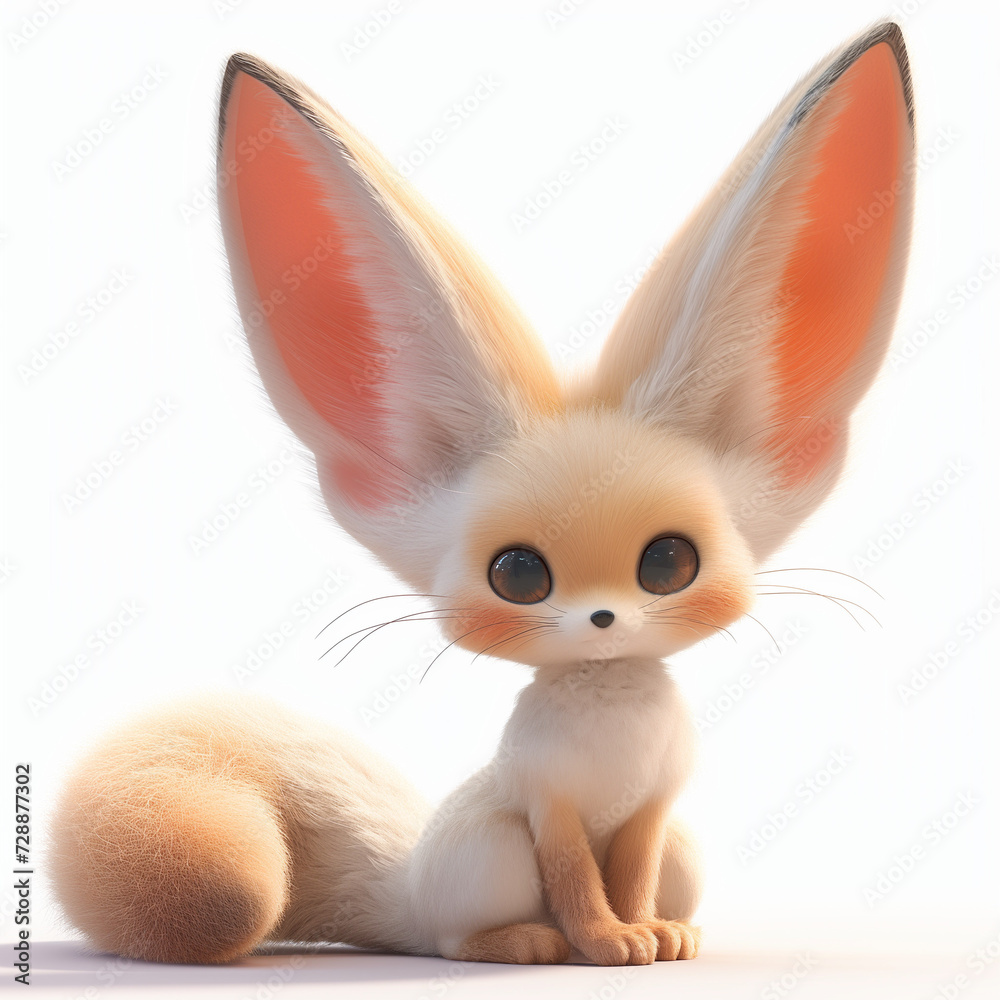 fennec fox 3d fennec fox 3d