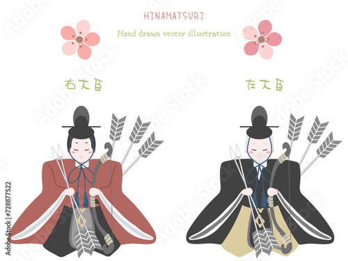 右大臣と左大臣（雛人形）