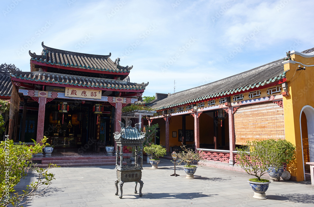 Temple in Hoi An Old Town, Vietnam.