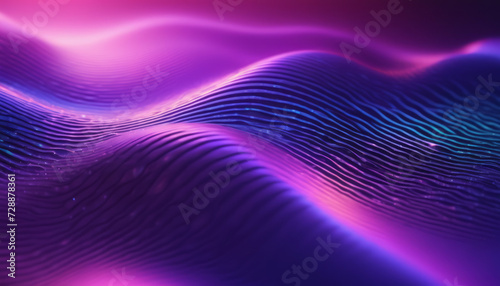 Abstract Visual with Flowing Wave-like Patterns