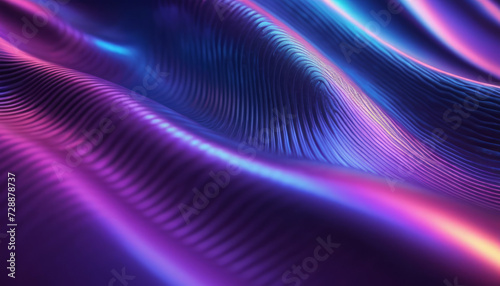 Abstract Visual with Flowing Wave-like Patterns