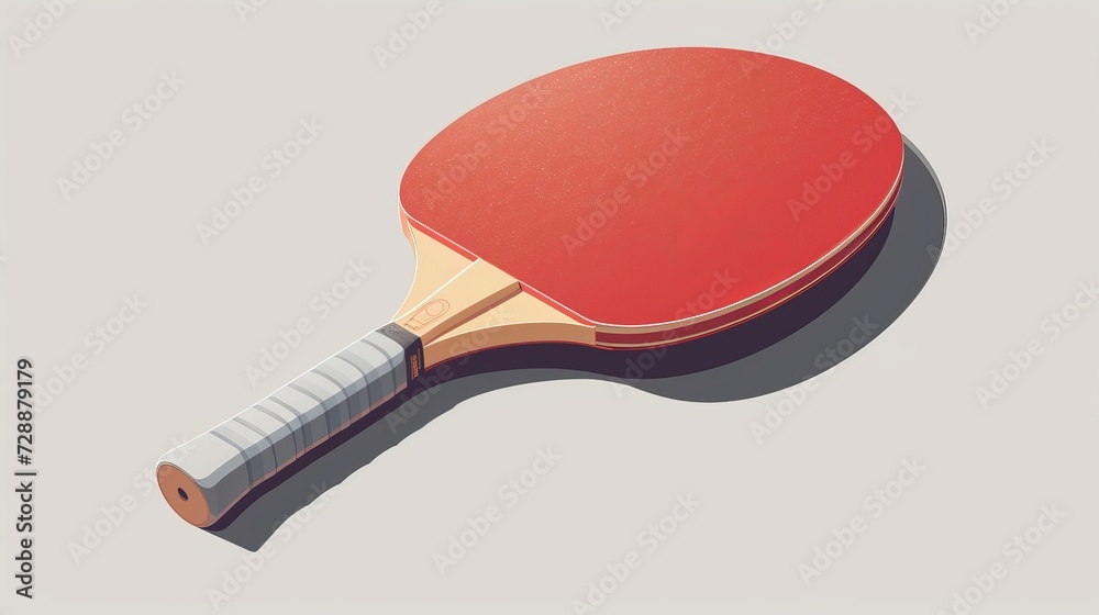 A vector illustration of a table tennis racket, representing the sport ...