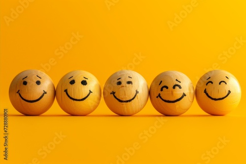 Smiling Emoji offer sympathy Smiley, Vector Design elevate mood. Star rating love sybol tension reliever. Happy feedback ball peace sign happy smile. somatic therapy crm client service