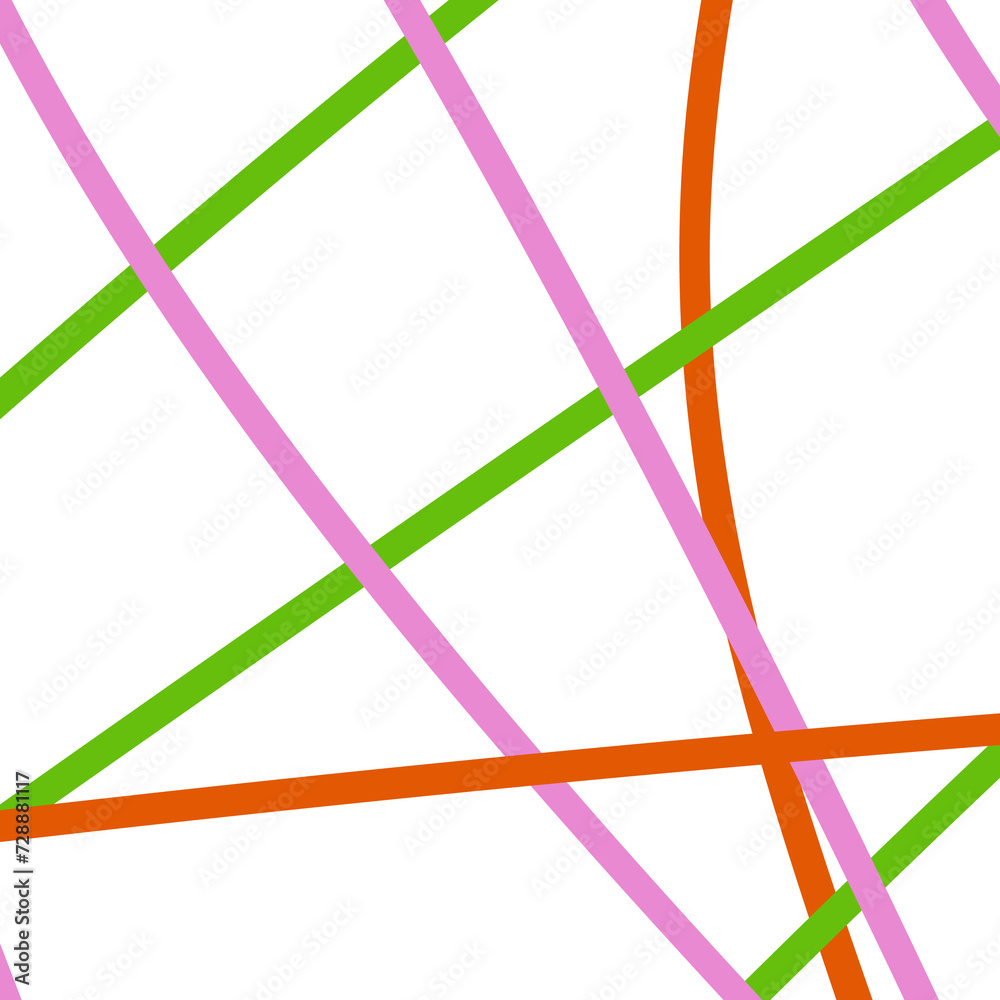 Green pink red graphic lines decorative Green pink red graphic lines decorative