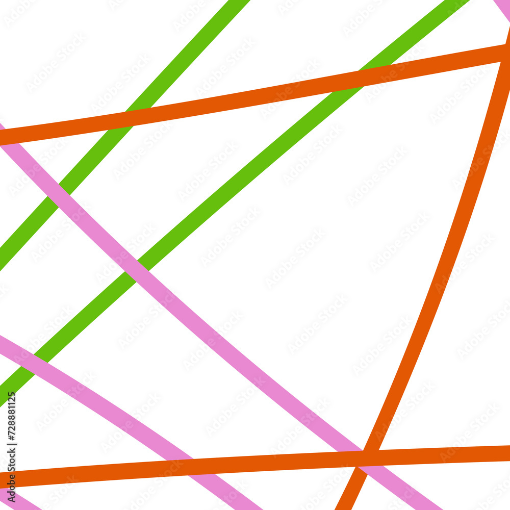 Green pink red graphic lines decorative 