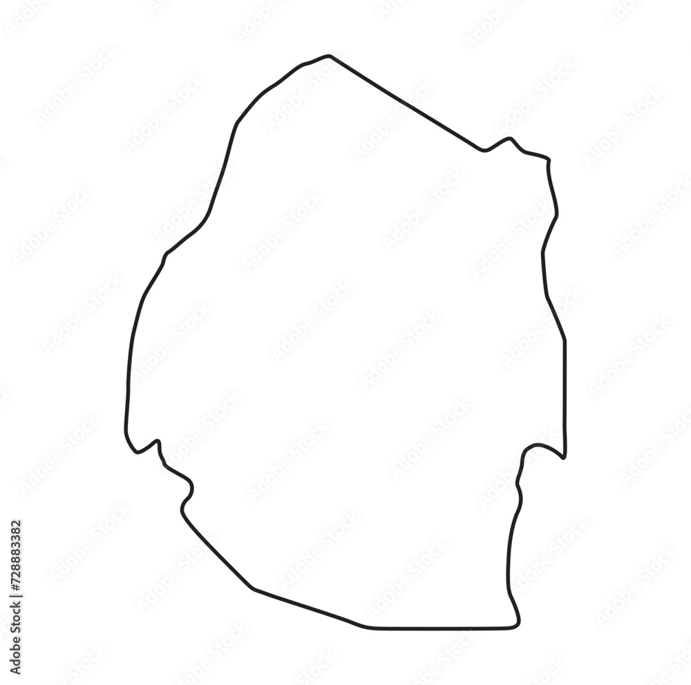 eswatini map, eswatini vector, eswatini outline, eswatini