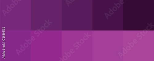 Purple color palette vector illustration