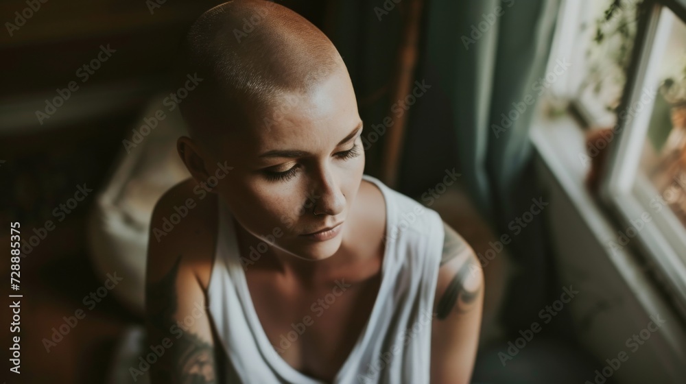cancer patient placing having good attitude in the middle of the disease generative ai cancer patient placing having good attitude in the middle of the disease generative ai