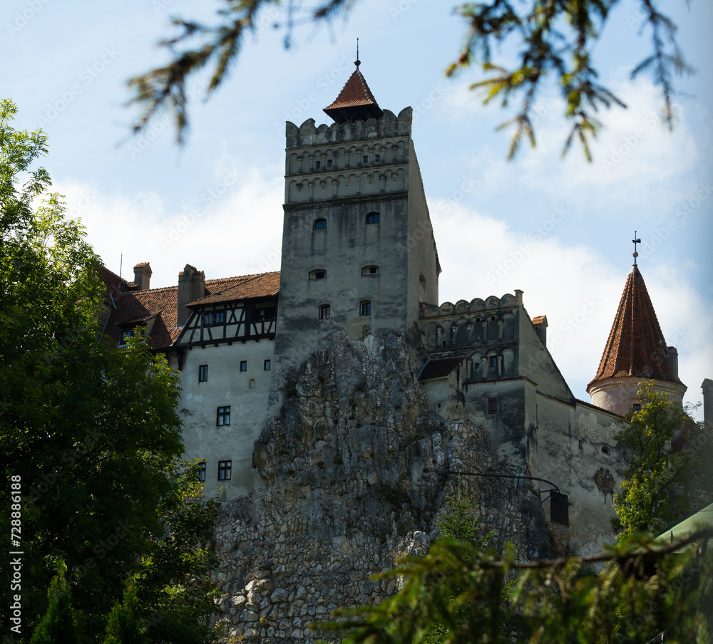 Bran castle known as Dracula's castle, Brasov, Romania
