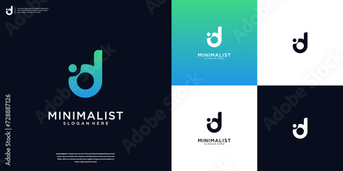 Letter D logo design inspiration.