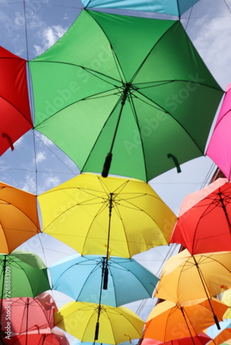 colorful umbrella background