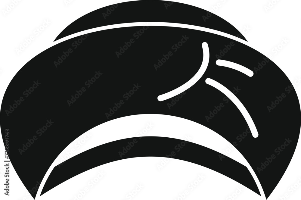 India turban icon simple vector. Ethnic eastern headgear. People islam India turban icon simple vector. Ethnic eastern headgear. People islam