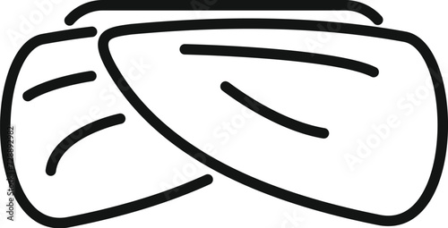 Muslim turban icon outline vector. Ethnic religion accessories. Man head headgear