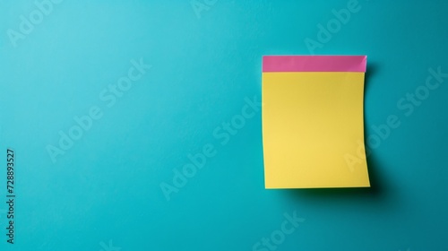 sticky note on a plain background generative ai