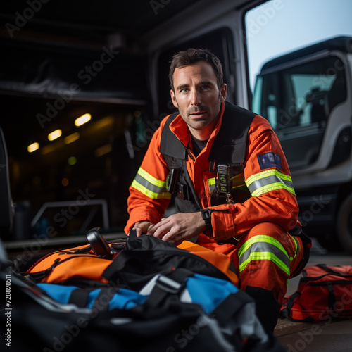 paramedic by ambulance