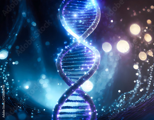 dna helix and technology