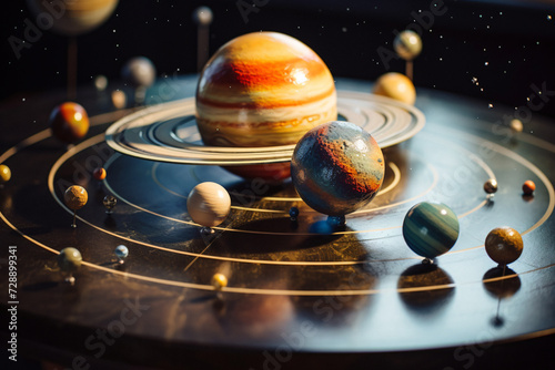 solar system planets, galaxy space planets, planets system, education background, poster background decoration,