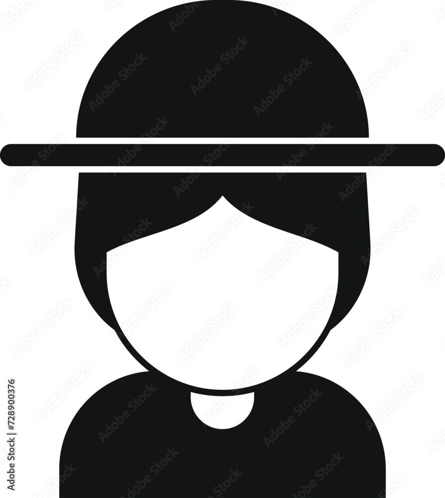 Grandma voyage icon simple vector. Life health safety. Cafe voyage Grandma voyage icon simple vector. Life health safety. Cafe voyage