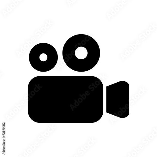 Video icon vector. video camera icon vector. movie sign. cinema