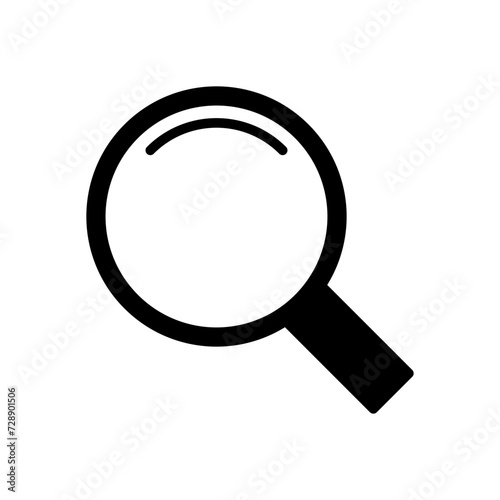 Search icon vector. search magnifying glass icon photo