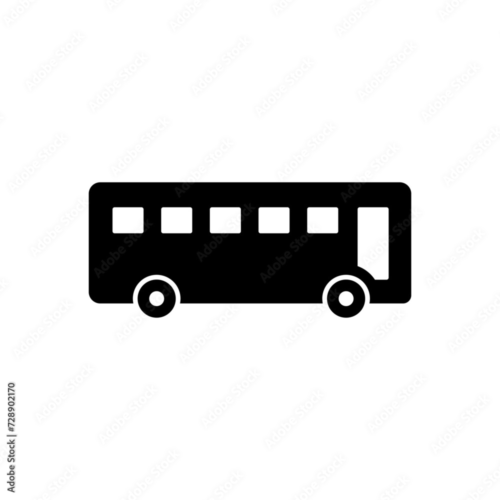 Bus icon vector. bus vector icon