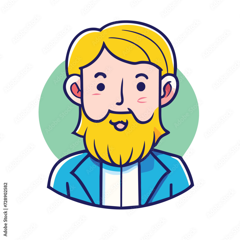 Face Avatar Vector Icon Illustration