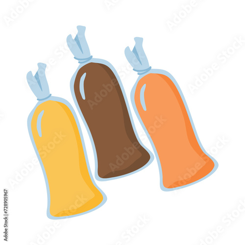 Pinoy Mango Ice Candy plastic ice. street food