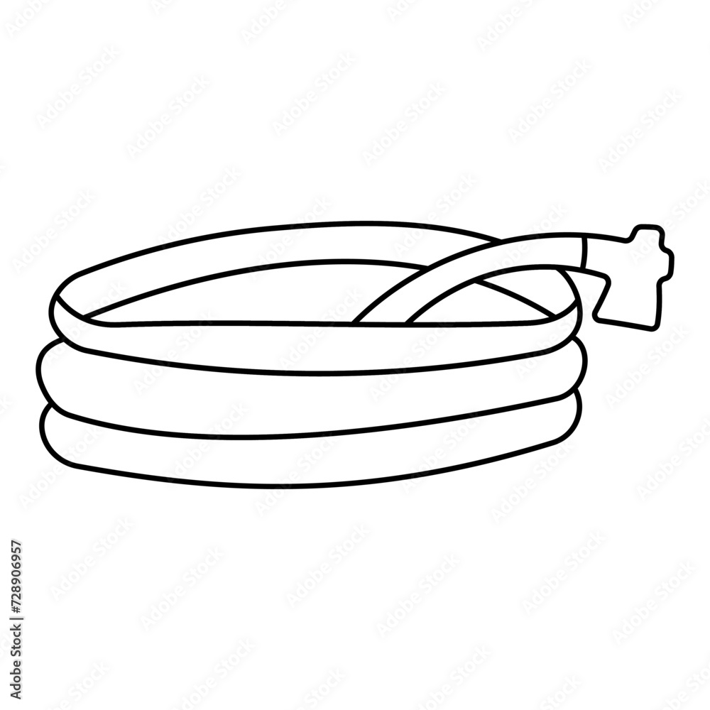 hose faucet garden water grass icon element object line doodle coloring. hose faucet garden water grass icon element object line doodle coloring.