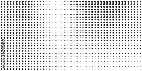 Background with monochrome dotted texture. Polka dot pattern template. Background with black dots - stock vector dots background dots basic photo