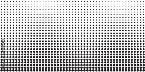 Background with monochrome dotted texture. Polka dot pattern template. Background with black dots - stock vector dots background dots basic modern