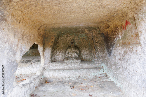 Kannon Statue at Nagaoka Hyakuana Burial Mound, Nagaoka, Utsunomiya, Tochigi, Japan
