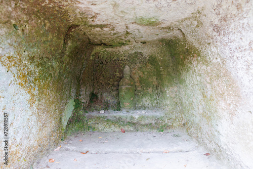 Kannon Statue at Nagaoka Hyakuana Burial Mound, Nagaoka, Utsunomiya, Tochigi, Japan