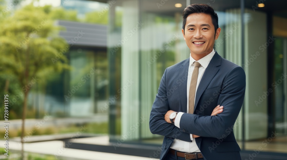 Male real estate agent Male real estate agent