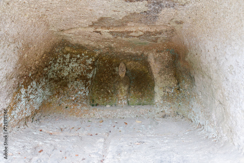 Kannon Statue at Nagaoka Hyakuana Burial Mound, Nagaoka, Utsunomiya, Tochigi, Japan