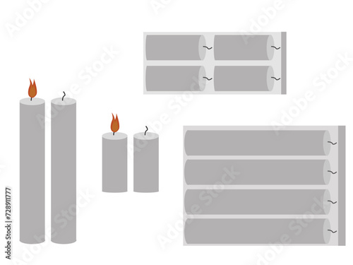 illustration of a candle