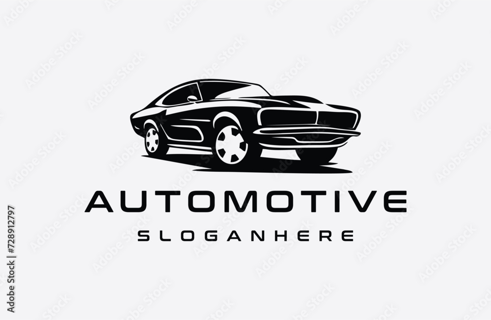 automotive logo vector design template