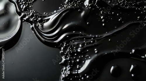 abstrct black liquid background  