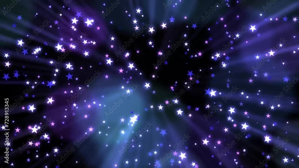 4k Blue Sparkling Stars Motion Background 4k Blue Sparkling Stars Motion Background