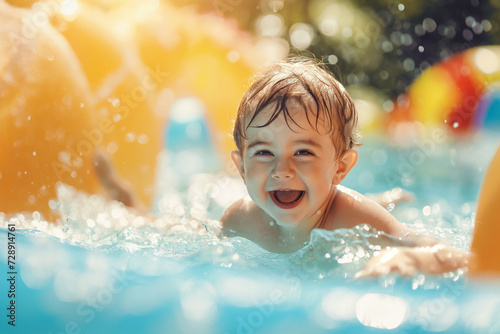 Joyful Summer Splash  Baby s First Swim