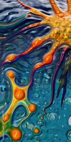 abstrct colorfull liquid background   © alvian