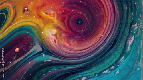 abstrct colorfull galaxy star space liquid background 