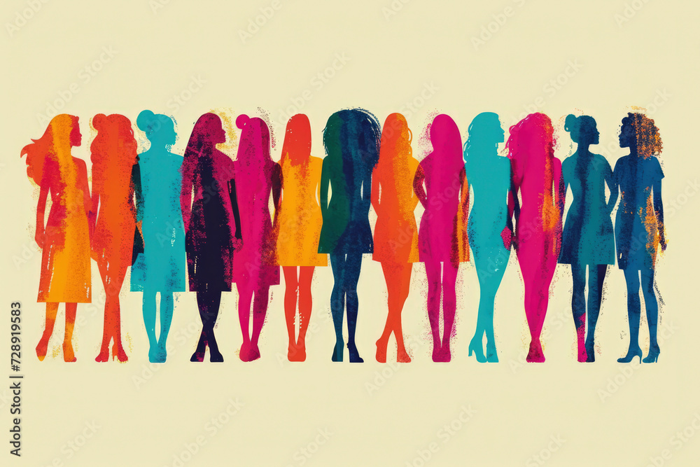 Obraz premium Gender equality refers to the equal rights, opportunities, and treatment of all individuals,